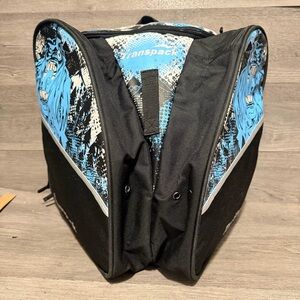 Transpack Edge Jr. Boot Helmet Bag Blue Yeti Snow Ski & Boarders Water Resistant